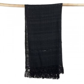 Plaid couverture dessus de lit Gipsy Noir Bazar Bizar