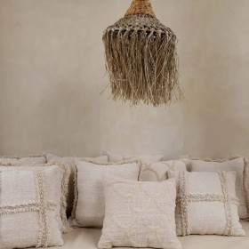 housse de coussin boheme naturel