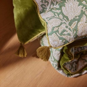 Edredon, bout de lit ou sofa cover fleurs bohème Bonheur du Jour