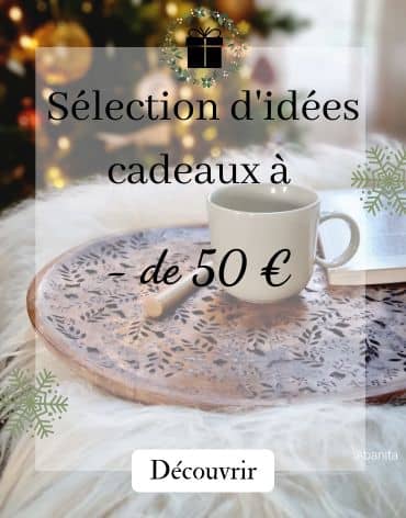 Cadeaux de Noël à moins de 50 euros